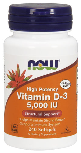 Vitamin D-3 5,000 IU Softgels - The Daily Apple
