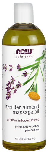 Lavender Almond Massage Oil Vitamin Infused Blend - The Daily Apple