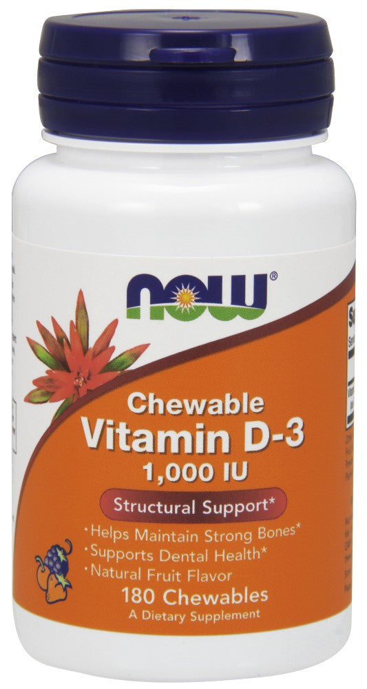 NOW Foods Vitamin D-3 1000 IU Chewable - The Daily Apple