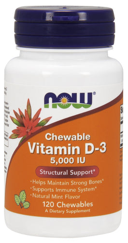 NOW Foods Vitamin D-3 5,000 IU Chewable - The Daily Apple