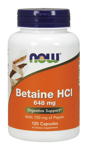 Betaine HCl 648 mg Capsules - The Daily Apple