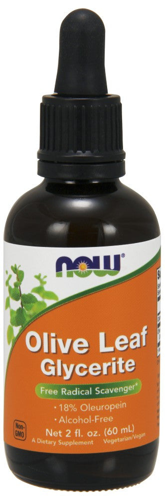 Olive Leaf Glycerite 18% Liquid - The Daily Apple